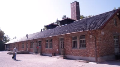 Koncentrationslägret KZ Dachau utanför München, Tyskland.