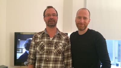 Fantefilms producent Martin Sundland (vänster)