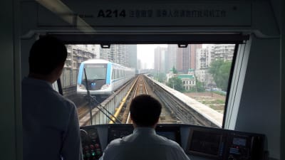 Kina metrochafför.