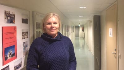 Stina Ahlmark, lärare i hälsokunskap på Vasa övningsskola.