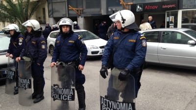 grekiska kravallpoliser