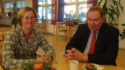 Camilla Gunell och Paavo Lipponen.