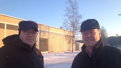 Olle Exell och Björn Siggberg agerar vice mässchef och mässchef för Raseborg Expo som ordnas i maj.