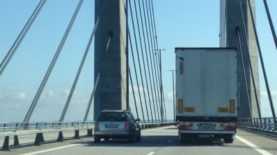 Biltrafik på Öresundsbron