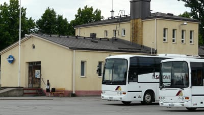 Busstationen i Lovisa
