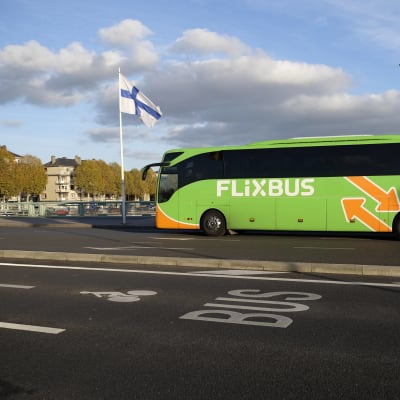 Flixbussi Normandiassa Ranskassa.