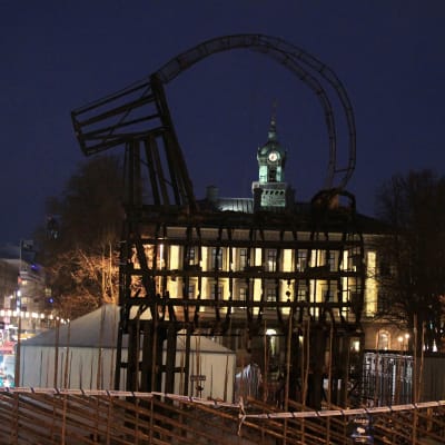 Gävlebocken utan hö efter en brand 2021