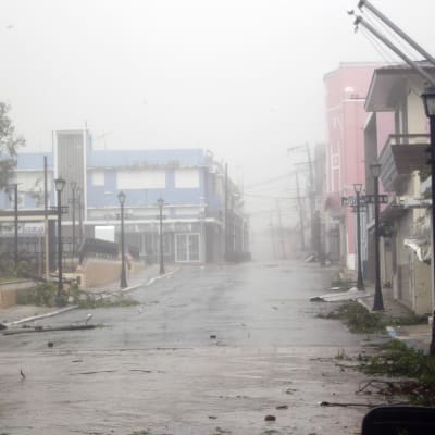 Puerto Rico efter orkanen Maria. 