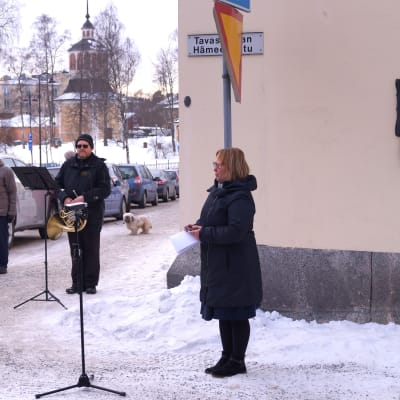 Minnesmärke över arkebuserade.