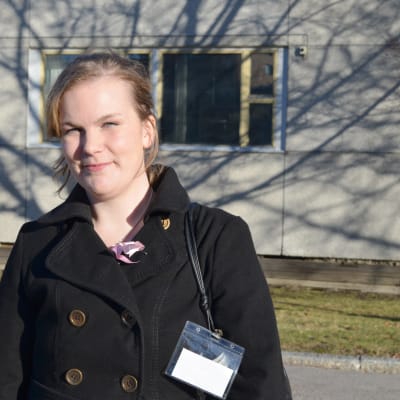 Marika Sorja (Sannf) kandiderar i riksdagsvalet 2015 i Helsingfors