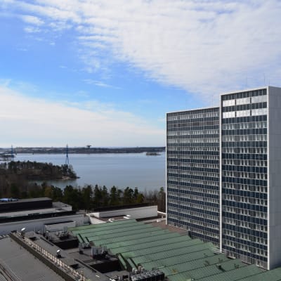 Det nyrenoverade tornsjukhuset i Mejlans.