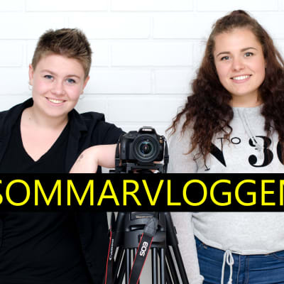 Rebecca Olin och Lotta Puisto vloggar på Sommarvloggen.
