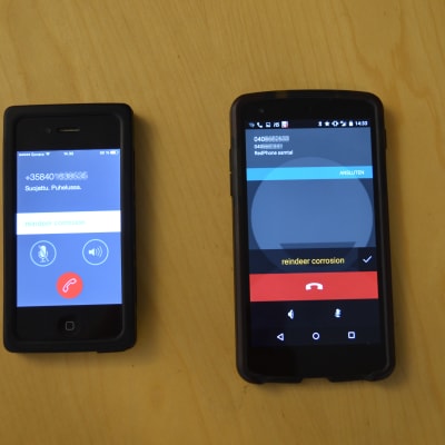 Krypterade samtal mellan IOS och Android
