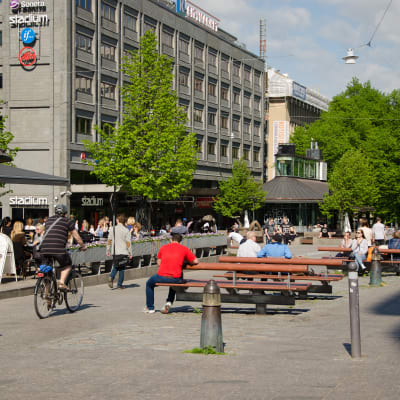 Gågatan i Vasa.