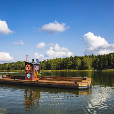flytande sugtömningsstation