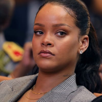 Popstjärnan Rihanna. 