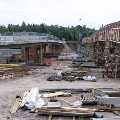 Karis Järnvägsbro under konstruktion