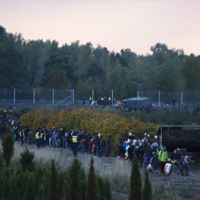 Ungern stängde gränsen mot Kroatien