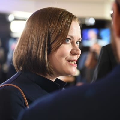 Feministiska partiets ordförande Katju Aro.