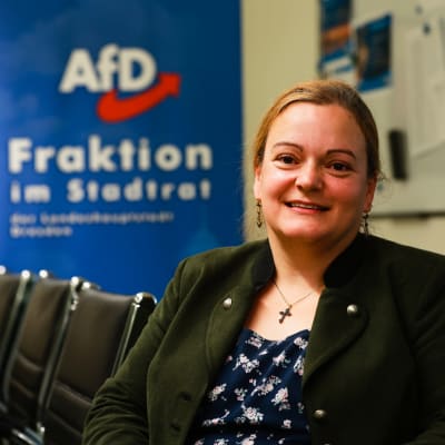 Dresdenin kaupunginvaltuutettu Silke Schöps, AfD