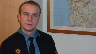 Brandsynsingenjör Thomas Nyqvist på Österbottens räddningsverk.