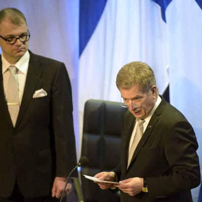Juha Sipilä och Sauli Niinistö