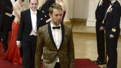 Waltteri Torikka på slottsbalen