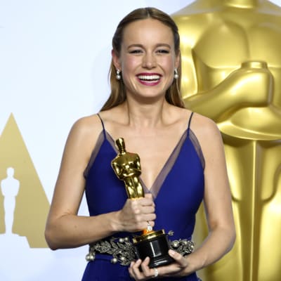 Brie Larson fick Oscar för bästa kvinnliga huvudroll i filmen Room