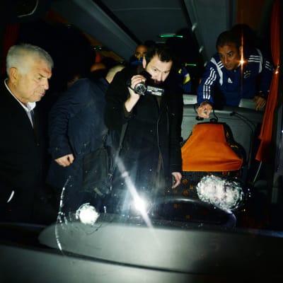 Fenerbahces buss anfölls på lördag.