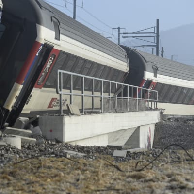 Tågolycka i schweiziska rafz 20.2.2015