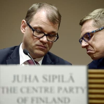 Juha Sipilä, Alexander Stubb
