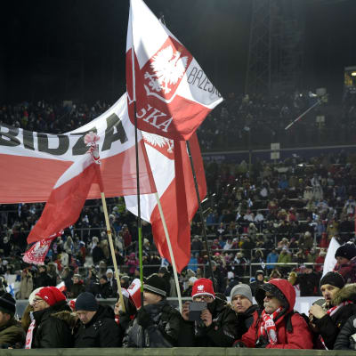 Polska fans i Lahtis.