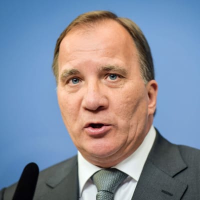 Sveriges statsminister Stefan Löfven höll presskonferens om IT-skandalen den 24 juli 2017.