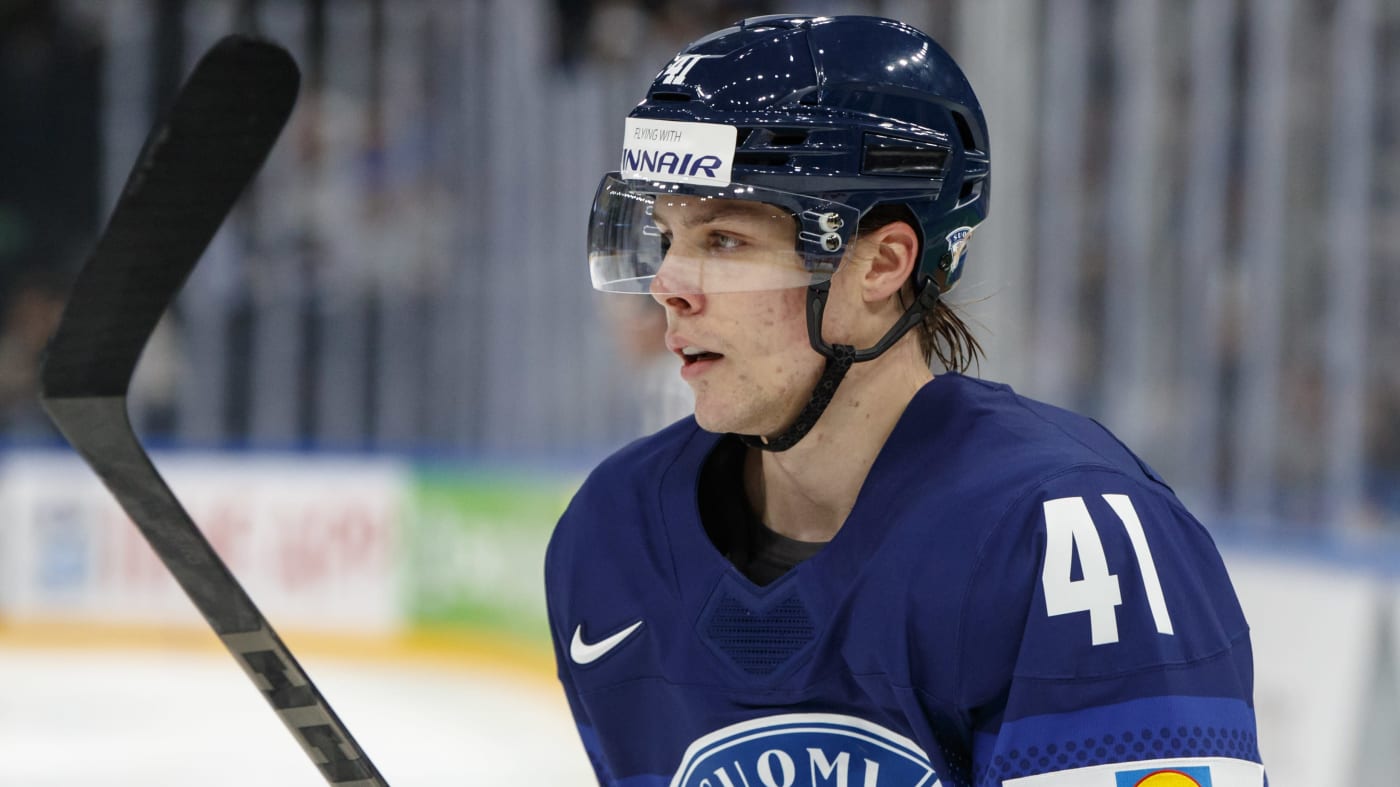 Miro Heiskanen in a close-up.