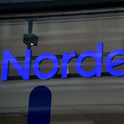 Nordeas logga i blått.