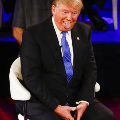 Donald Trump på ett valmöte i Milwaukee, Wisconsin på tisdagen 29.3.2016