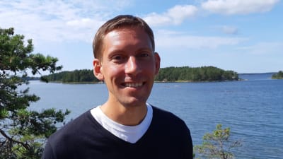 Gustav Ahlman har konverterat från Svenska Kyrkan till den Katolska kyrkan. Korpo augusti 2019.