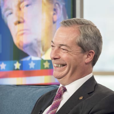 Nigel Farage deltog i en diskussion om det amerikanska presidentvalet i brittiska "This Morning" 8.11.2016