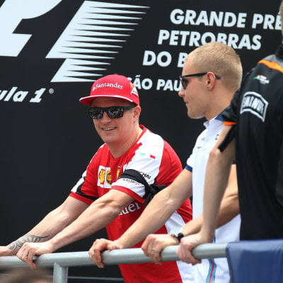 Kimi Räikkönen och Valtteri Bottas, 2015.