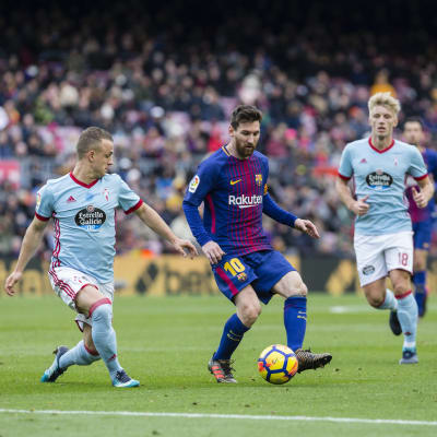 Lionel Messi i matchen Barcelona-Celta Vigo. 