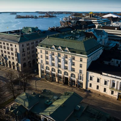 Liikenne- ja viestintäministeriön rakennus Helsingissä. 