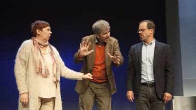 Foto från Mirakelmetoden på Lilla Teatern.