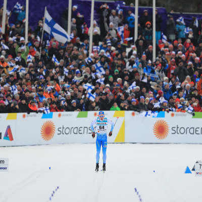 Iivo Niskanen vinner VM i längdskidåkning inför hemmapublik 2017.