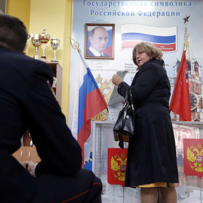 Val till statsduman i Ryssland.