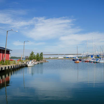 Hamnen i Kaskö.