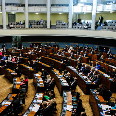 Riksdagens plenum den 20 april 2022.
