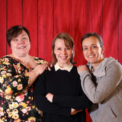 Från vänster Katarina Nikkanen, Petra Sundqvist och Patricia Hirn