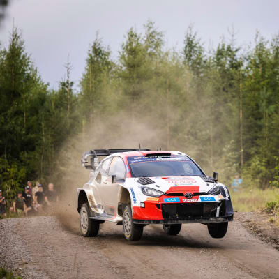 Kalle Rovanperä Jyväskylän MM-rallissa 2023.