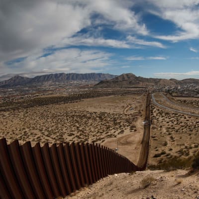 USA:s och Mexikos gräns.