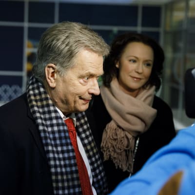 Sauli Niinistö och Jenni Haukio.